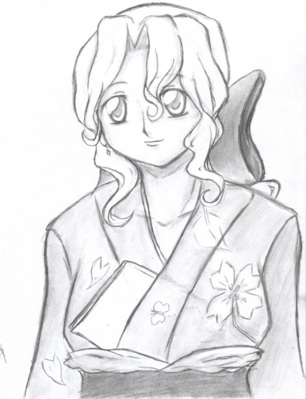 Pretty Paper Kimono - Michelle