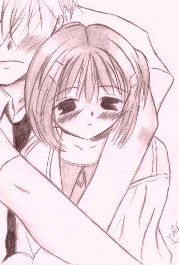 Chise In Shuji's Embrace
