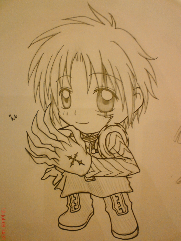 Allen Walker Chibi Sketch