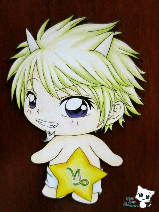 Capricorn Paper Child Bookmark