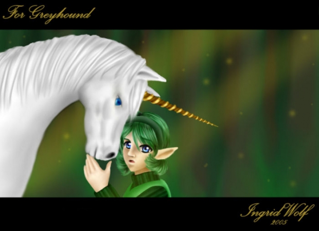 Saria And A Unicorn