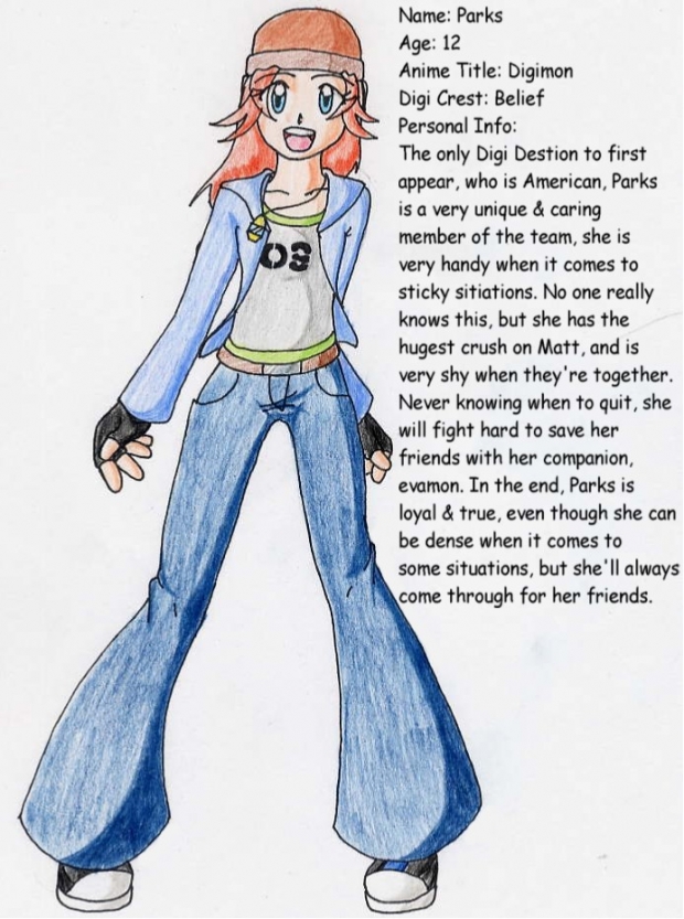 Character Bio (page One)