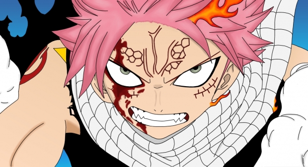 Natsu en sang :O