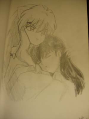 Inuyasha And Kagome Hug