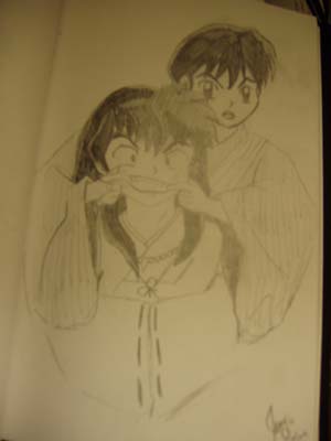 Miroku Teasing Inuyasha