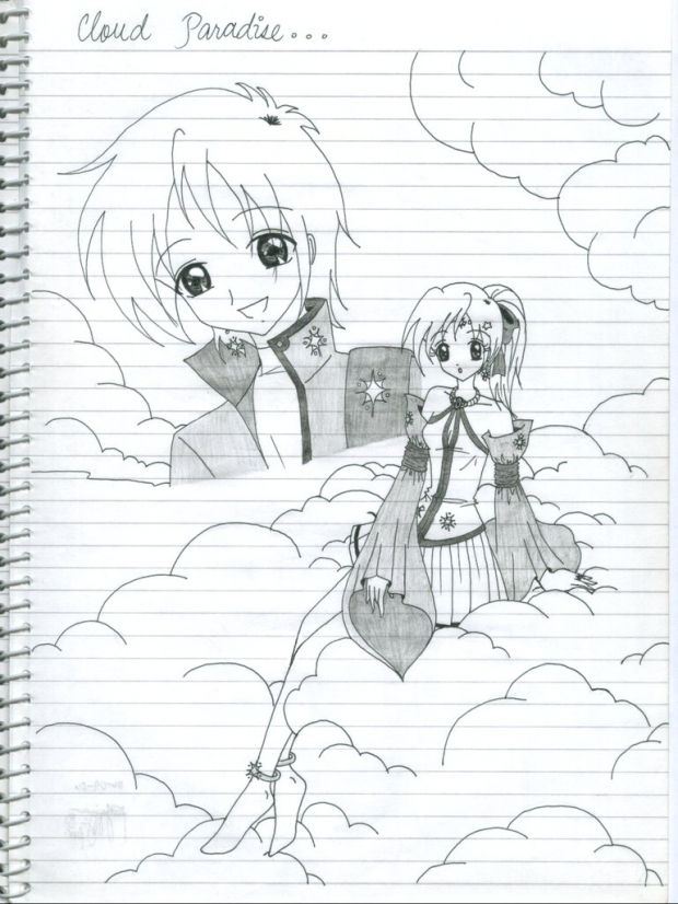 Cloud Paradise... (Page 3, Dylan and Reika)