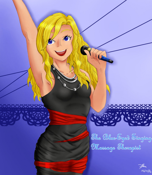 The Blue-Eyed Singing Massage Therapist