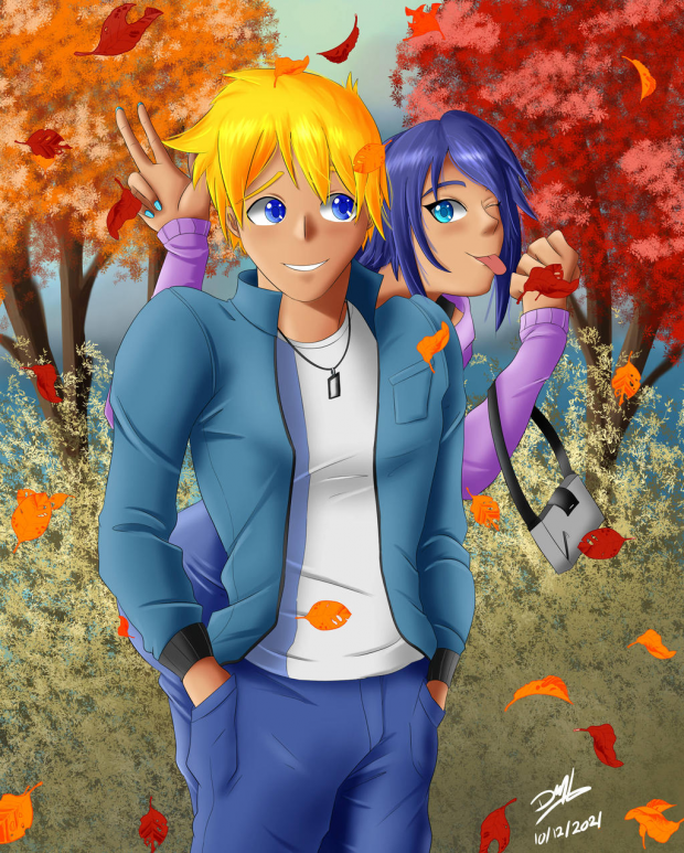 Goofball Fall Portrait