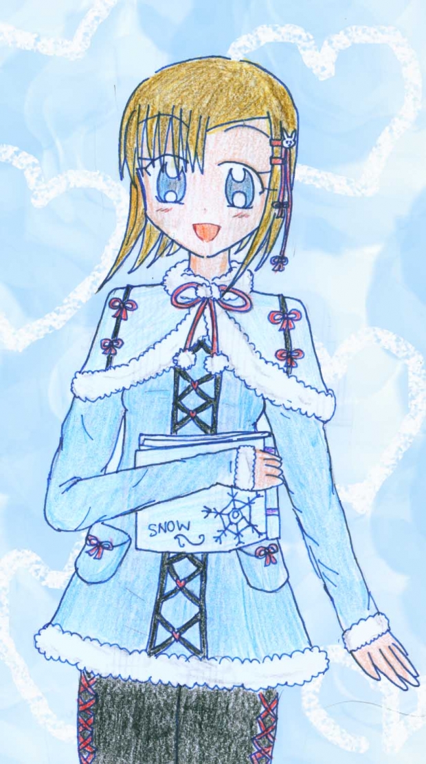 Yokona Yonna_with snow-book