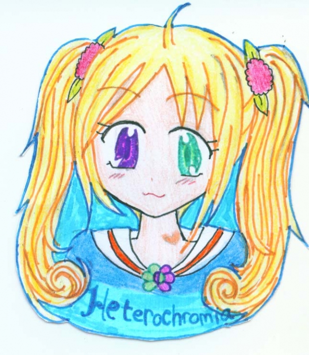 Heterochromia girl