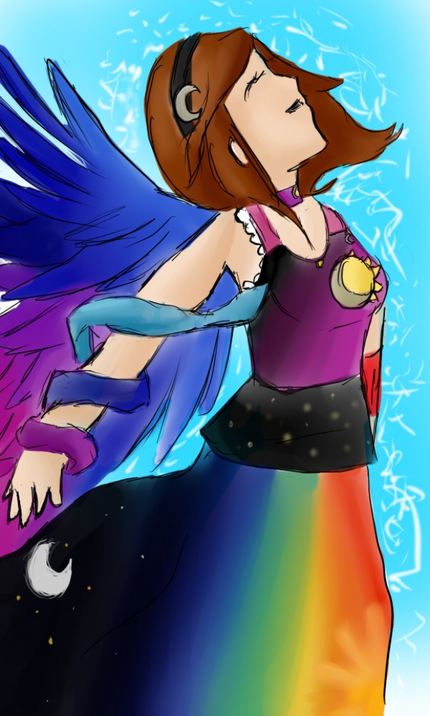 Just like the sun, but more like the moon v.2!