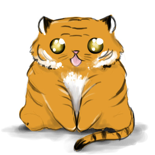 Kawaii Fat: Tiger
