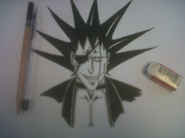 Just a quick sketch of Zaraki Kenpachi