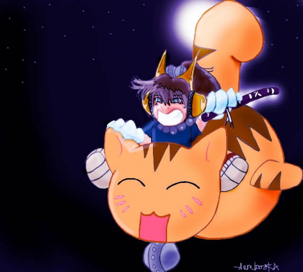 Flying Tankerbell Colored in