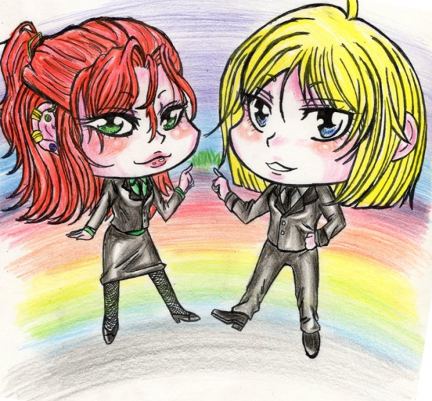Best Chibi Friends (crayon)