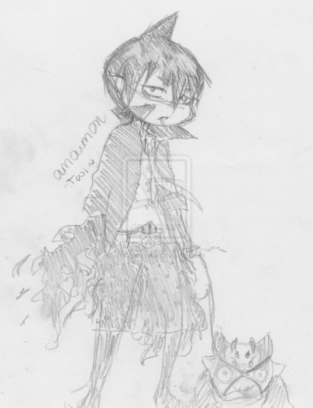 Amaimon costume sketch