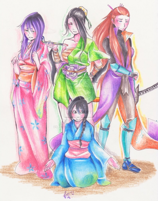 Sengoku Basara - Kick ass Girlies