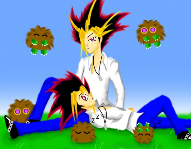 Yugi X Atemu [colored]