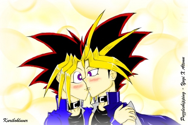 A sweet kiss from your Aibou