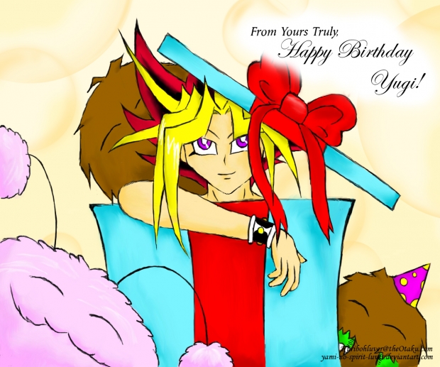 Guess who's in your b'day gift