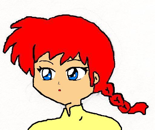Ranma Sketch (colored)