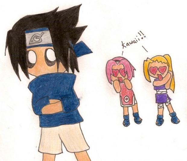 Chibi Sasuke And Fans