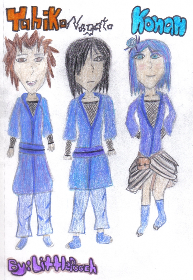 Yahiko, Nagato, Konan