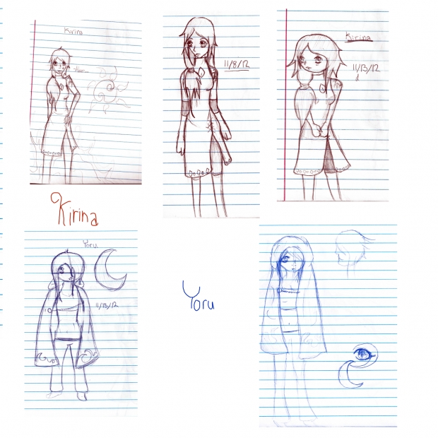 Kirina and Yoru Sketches