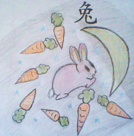 Rabbit over the Moon