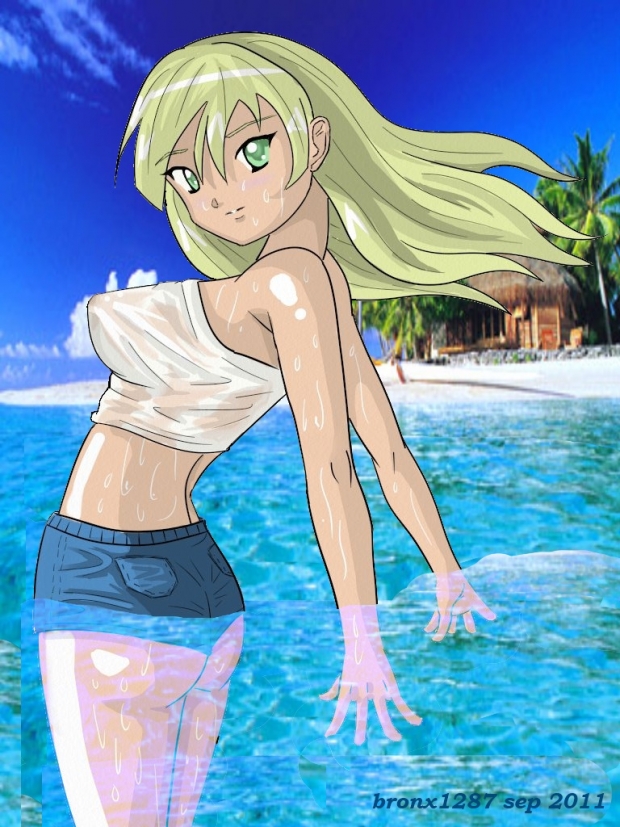 sun,sand, sea and :P