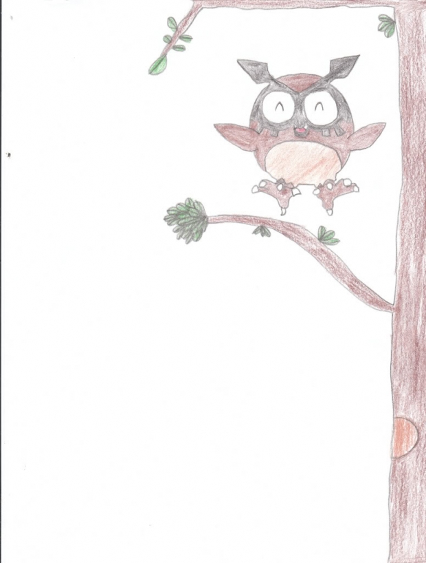 Hoothoot in a Tree