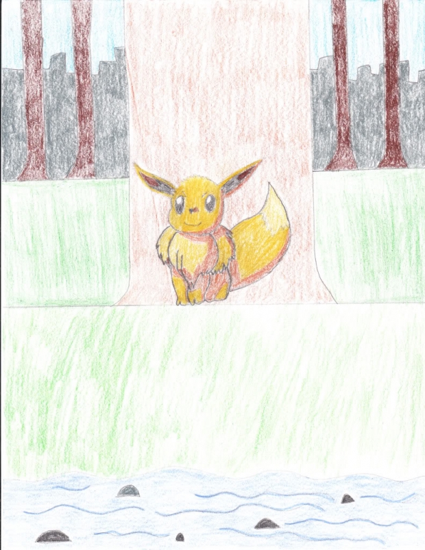 A Common Forest Eevee