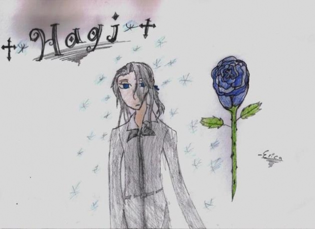 Hagi & a Blue Rose