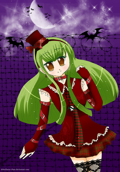 C.C in gothic uniform