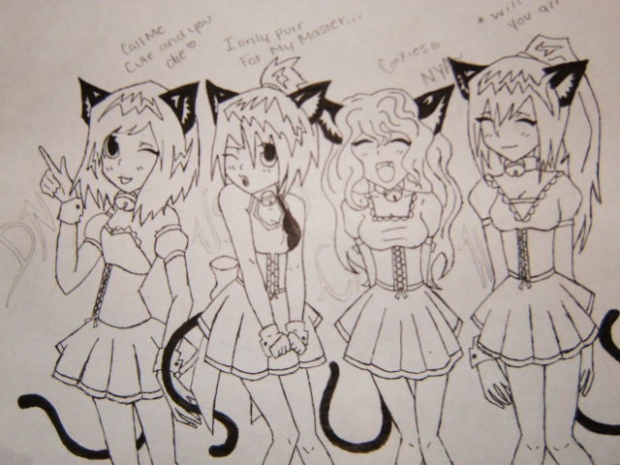 Group Neko Pic (inked)