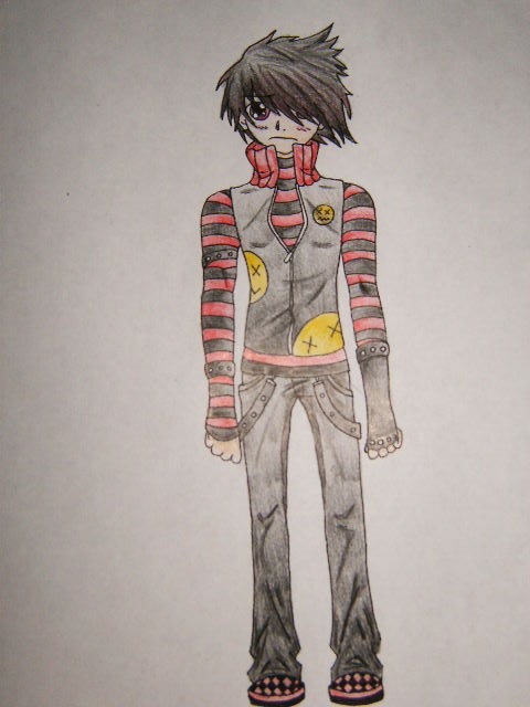 He's an emo kid