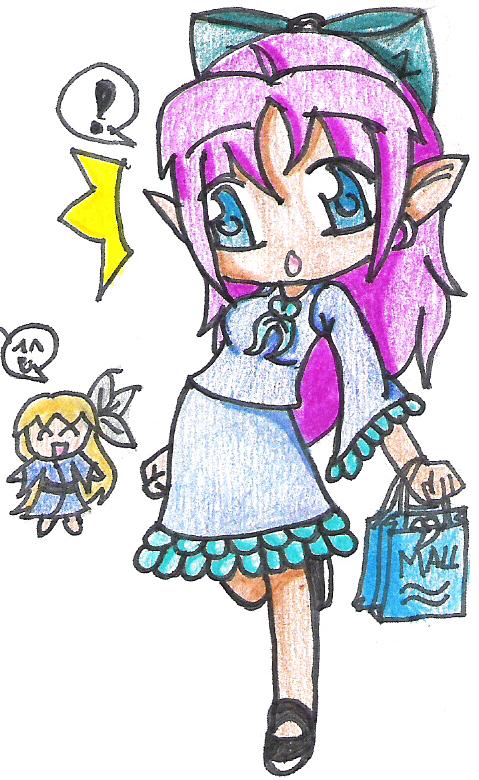 Elf Girl and Garuden