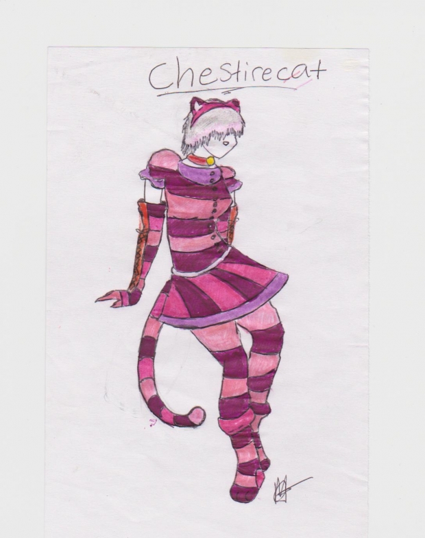 my chestire cat costume design