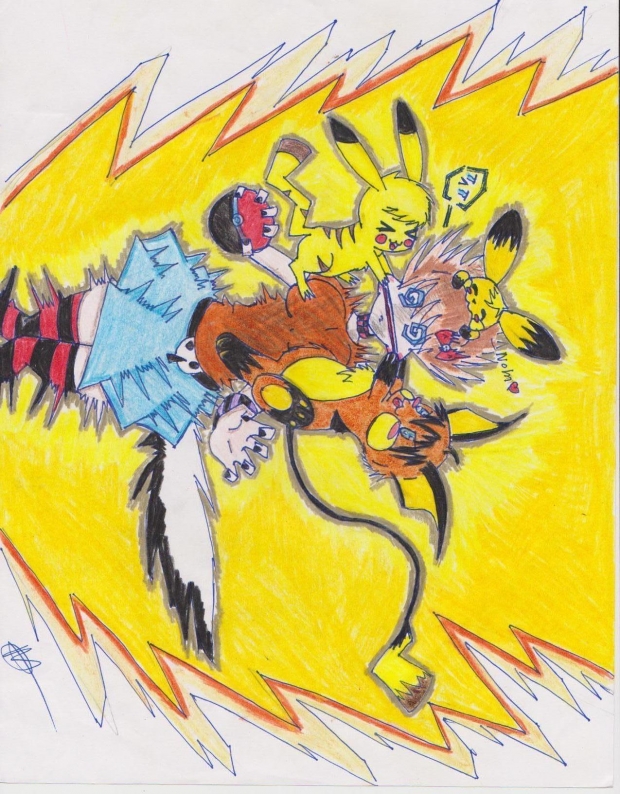 pichu,pikachu,raichu.