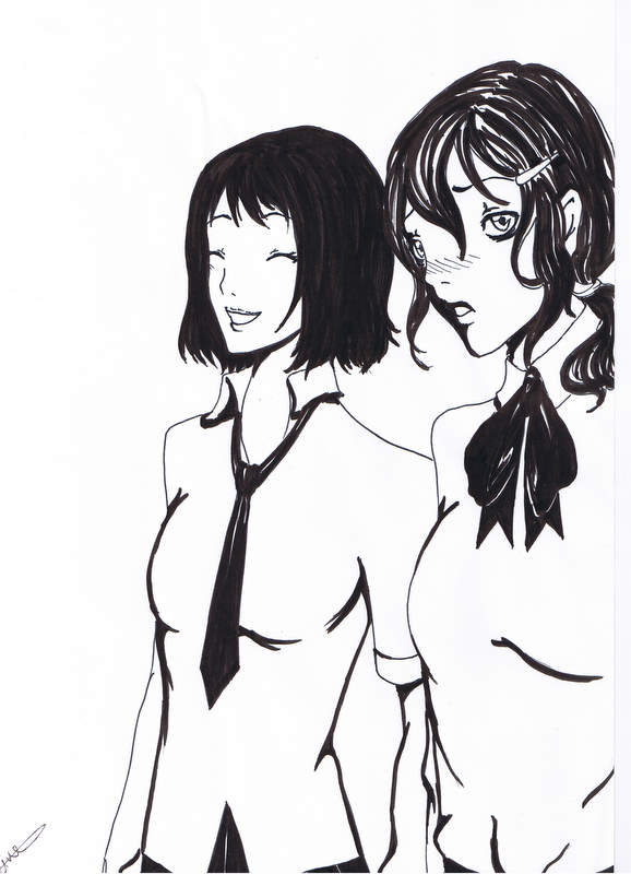 School is fun for Lenalee and Miranda