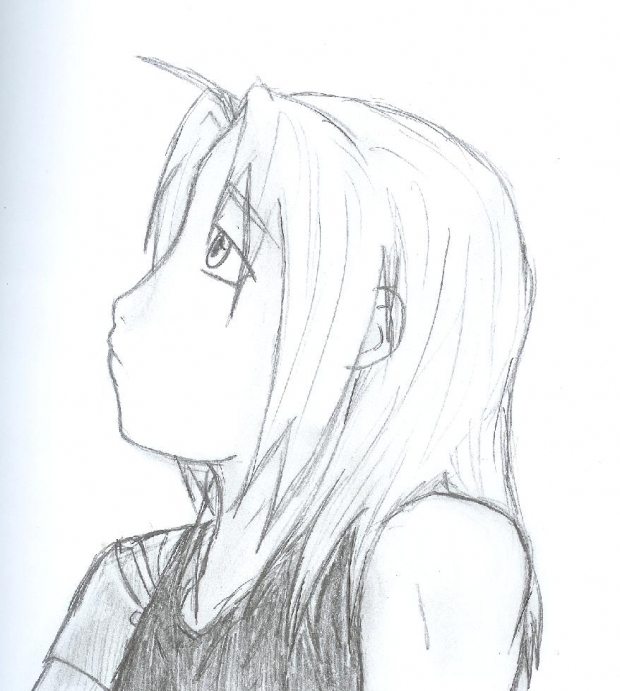 Ed with his hair down