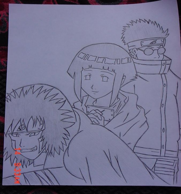 Team 8 Hinata,Kiba and Shino
