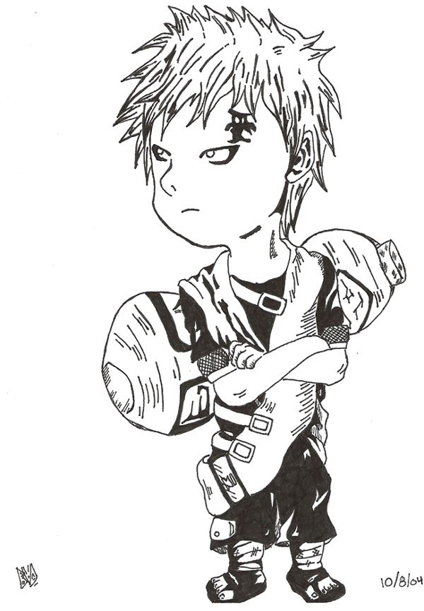 CHIBI GAARA!!