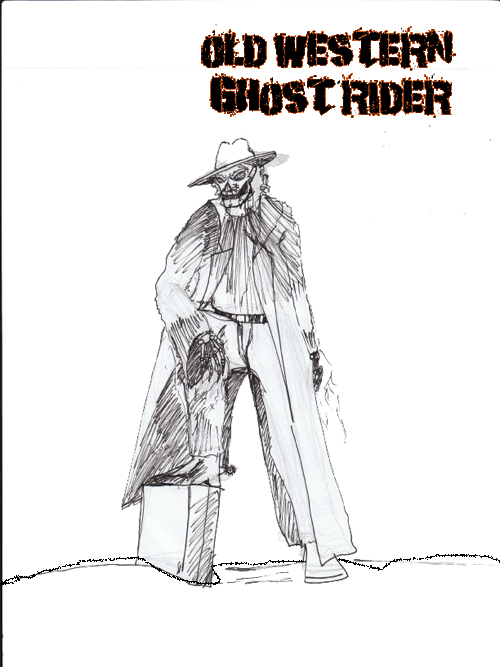 Old Western Ghost Rider