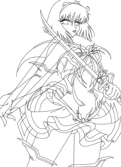 Sailor Urata +Yura+ Line Art