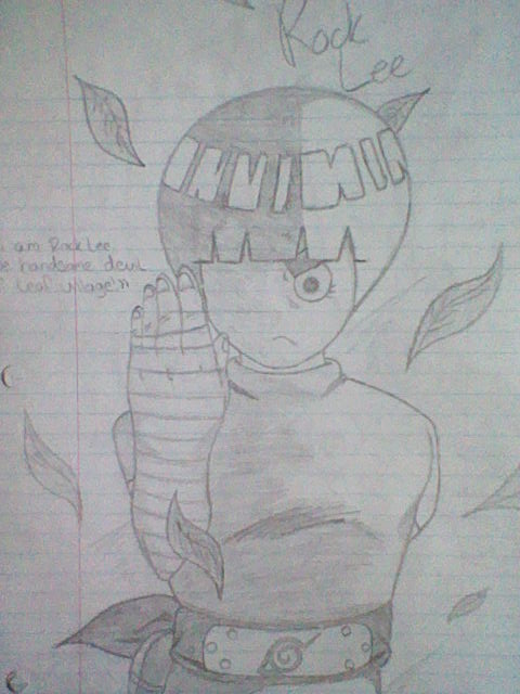 my rock lee fanart