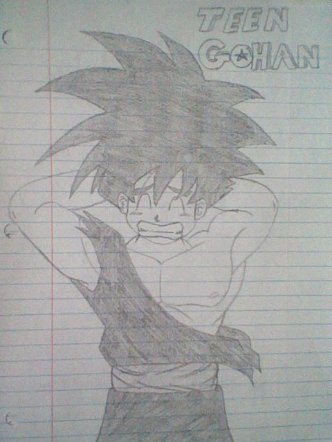 my teen gohan fanart