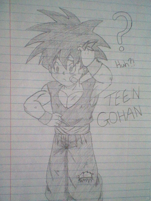 my teen gohan fanart