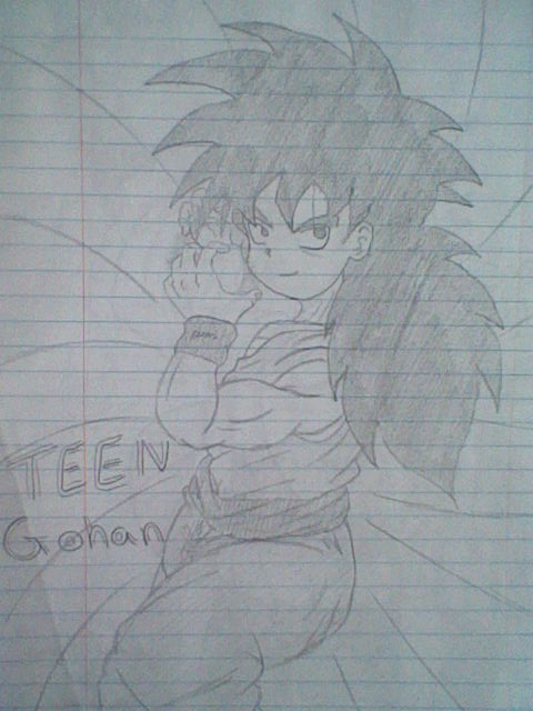my teen gohan fanart