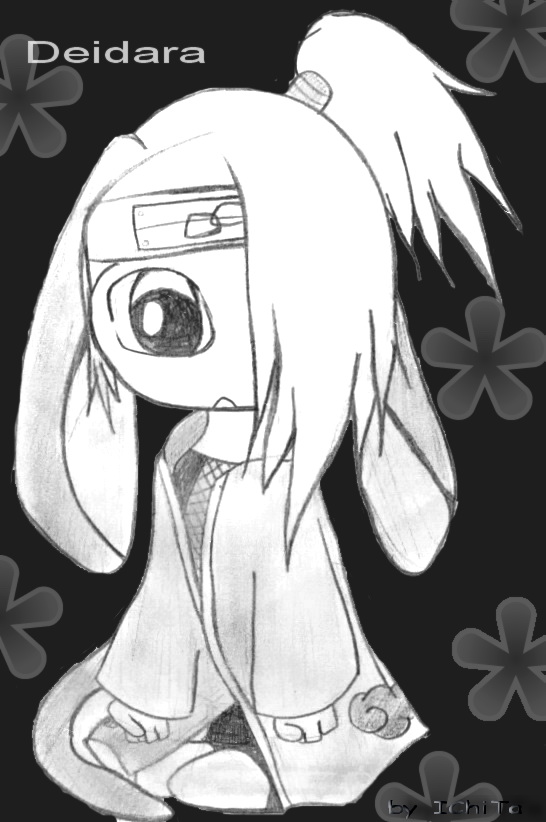 Chibby Dei2 with flowers ><